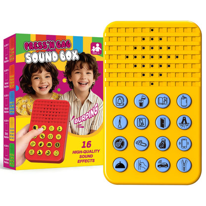 Sound Effects Machine, 16 Hilarious Sounds Toys for Kids Ages 8-13, Fart Prank Stuff, Practical Joke Gift for Teen Boys, Cool Gadgets Birthday Gift for Boys 6 7 8 9 Year Old, Adjustable Volume