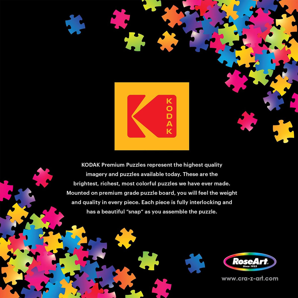 RoseArt - Kodak Premium - Cuddly Yarn Box - 100 Piece Jigsaw Puzzle for Adults