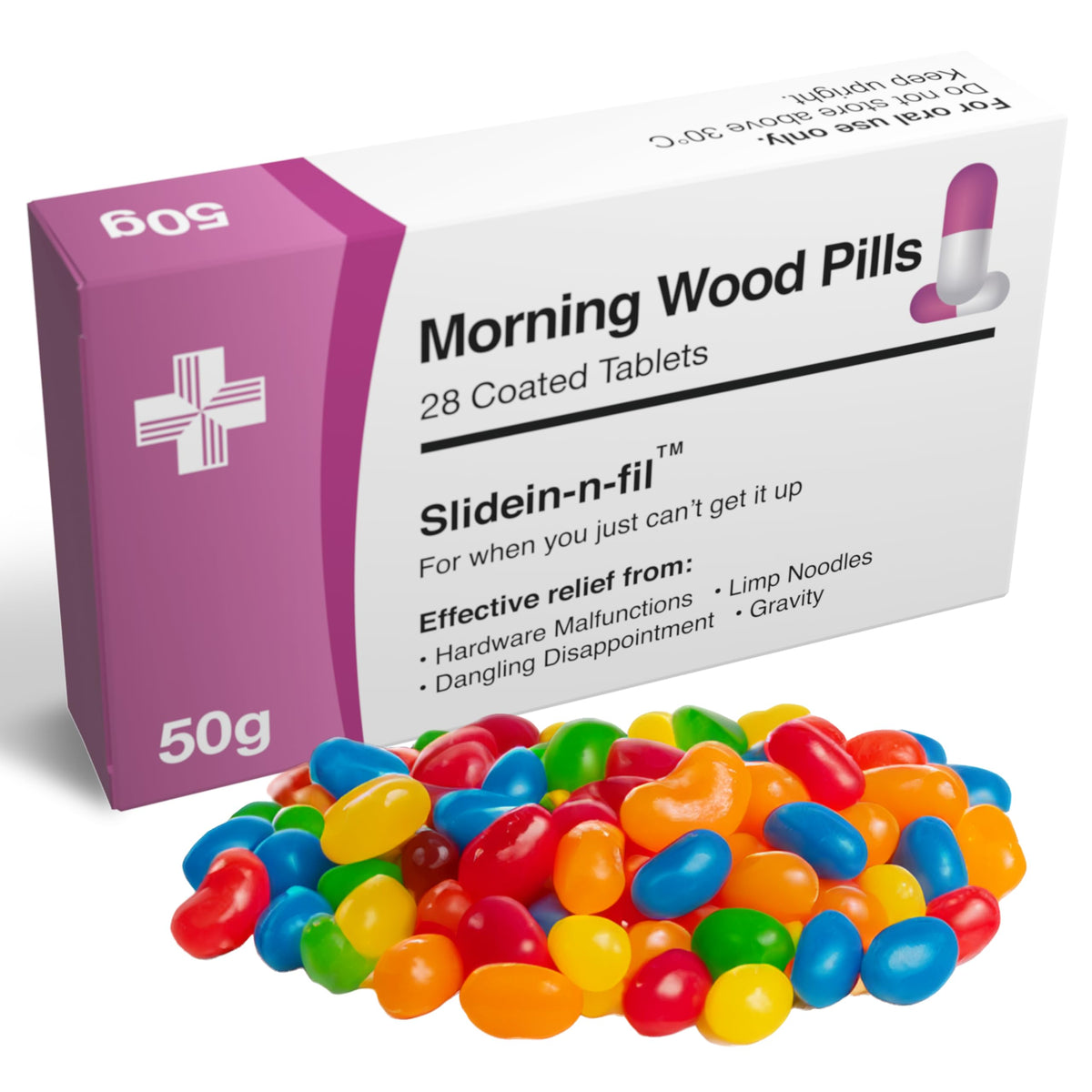 Funny Prank Pill Box with Candy, Gag Gifts for Men, 30th 40th 50th 60th 70th Birthday Gifts for Him or Her, Novelty Joke, Dad Birthday Gift for Boyfriend, Fathers Day Gift for Him