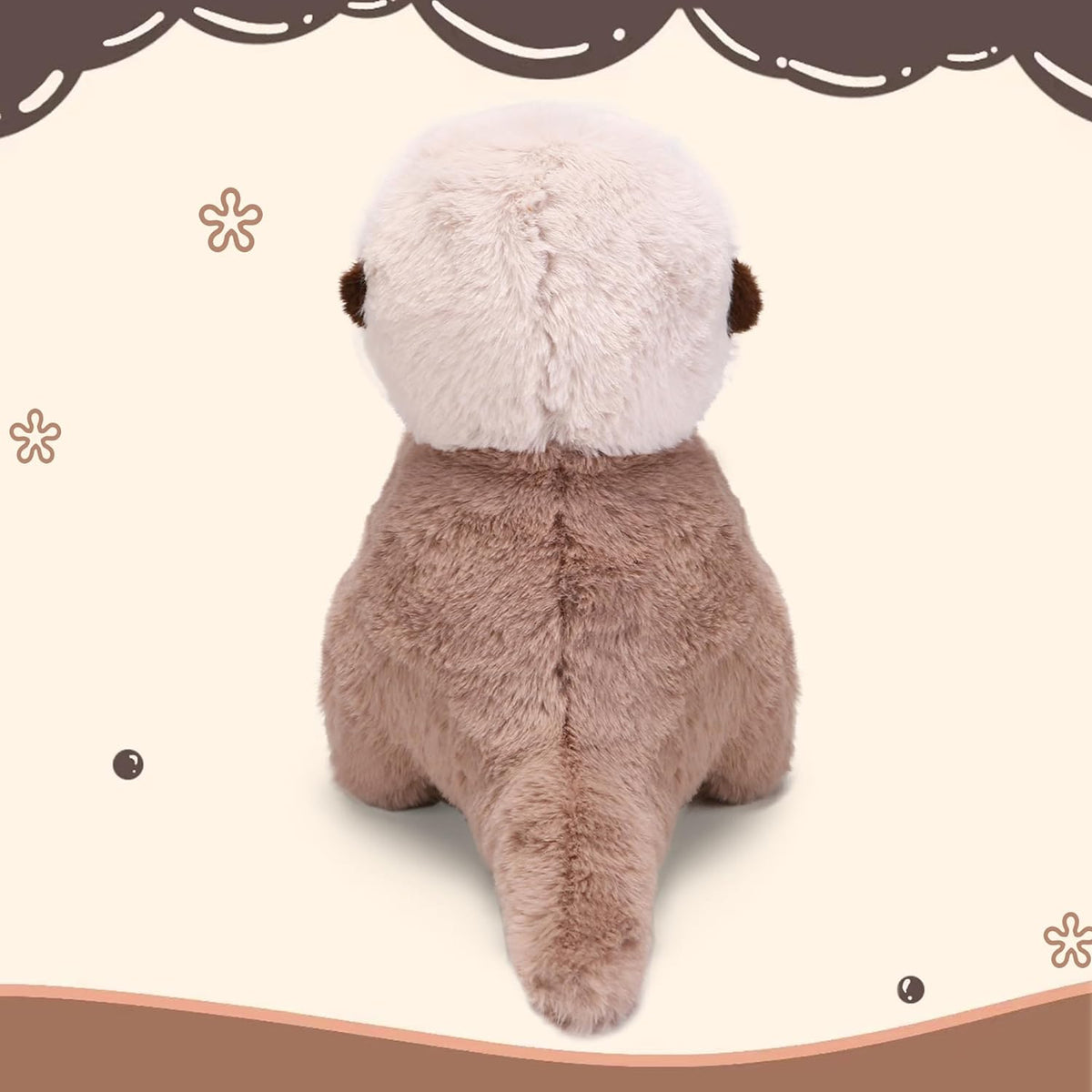 Otter Stuffed Animal Plushie Cute Sea Otter Plush Gift for Girls Boys 9.8”