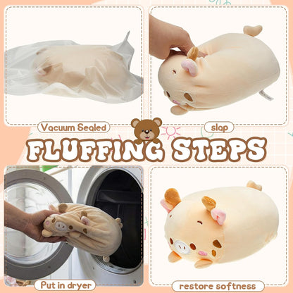 9 Pcs Stuffed Animals Plushies Bulk 8"Cute Plush Toys, 9 Cute Animal