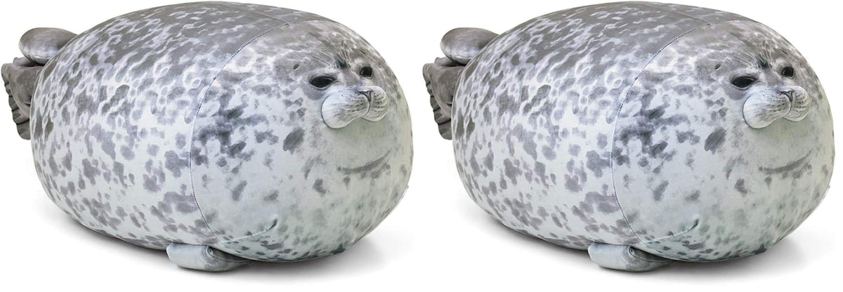 MerryXD Chubby Blob Seal Pillow,Stuffed Cotton Plush Animal Toy Cute Ocean Large(23.6 in)
