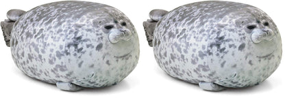 MerryXD Chubby Blob Seal Pillow,Stuffed Cotton Plush Animal Toy Cute Ocean Large(23.6 in)