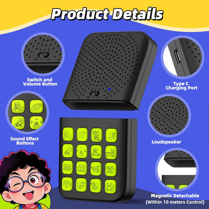 Fikami Rechargeable 2-in-1 Separable Magnetic Sound Effects Machine