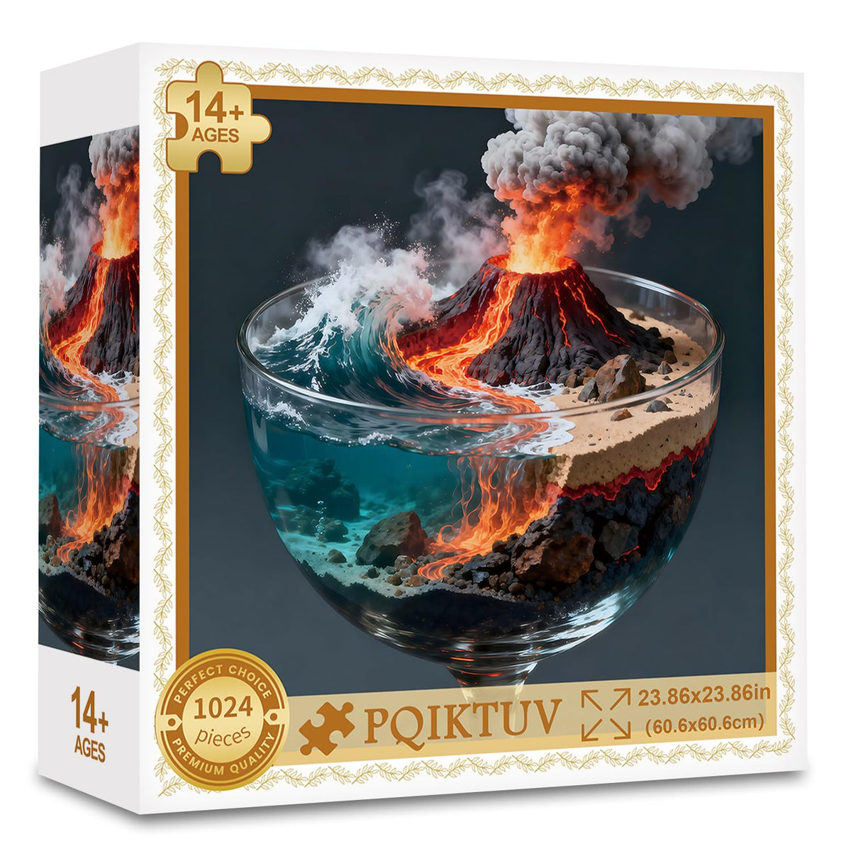1024 Piece Puzzle for Adults, Four Seasons Window View