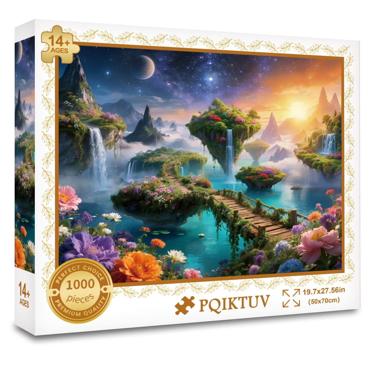 1024 Piece Puzzle for Adults, Four Seasons Window View