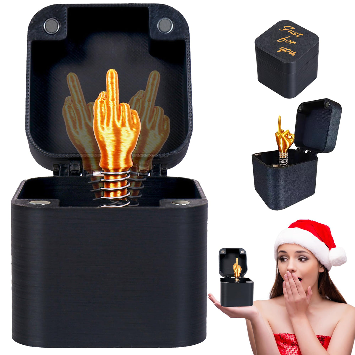 Funny Gag Birthday Gifts for Men,White Elephant Gifts for Adults,Prank Box Random Cool Stuff for Brother,Mens Christmas Weird Quirky Gift for Coworkers
