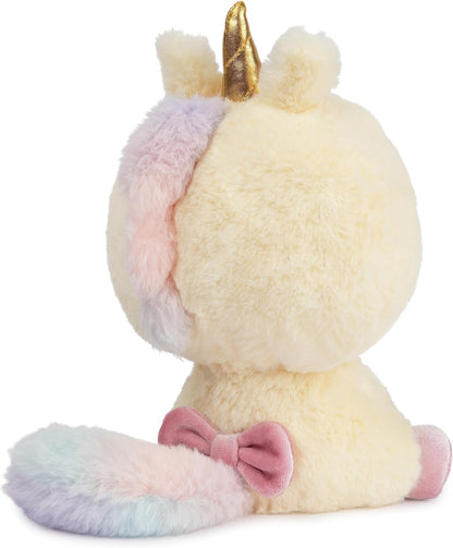 GUND Sanrio Hello Kitty 6" Plush Toy with Yellow Unicorn Outfit; Ages 1+