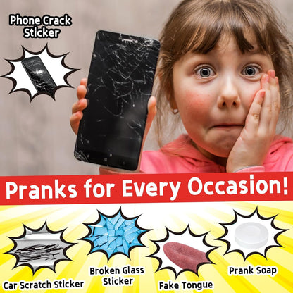 wookidel Prank Kit-35 Pranks for Kids & Adults, Prank Stuff April Fools