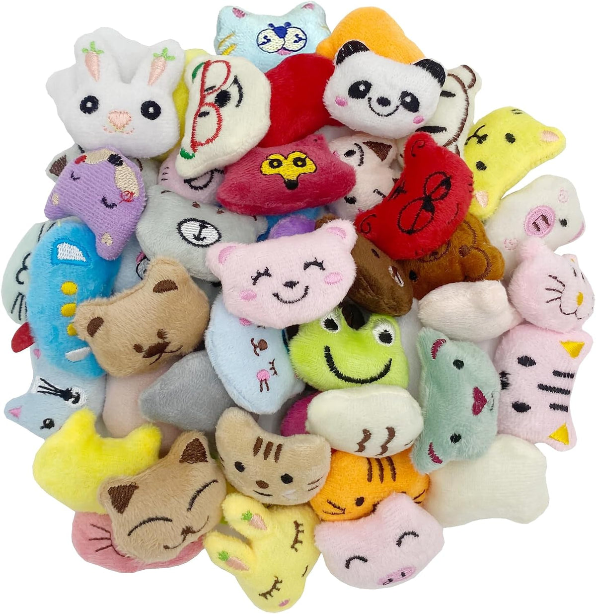 50pcs Random Mini Stuffed Animal Plush for Claw Machine Prize Party Favors