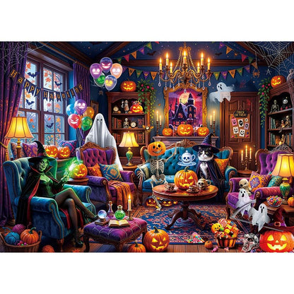 Puzzles for Adults 1000 Pieces, Romantic Street Scene Jigsaw Puzzle with 1:1 HD Poster, Perfect Interlocking No Dust, Stress Relief Ideal Gift for Family Games