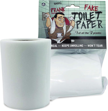 Laughing Smith - No Tear Prank Toilet Paper - Novelty Gag Roll