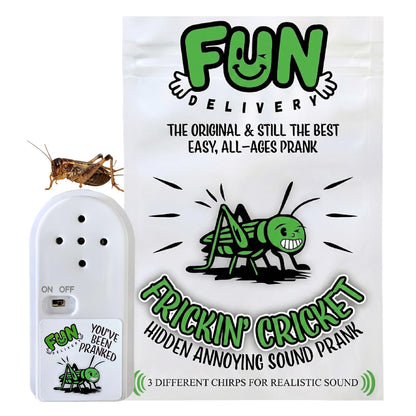 Frickin' Cricket Hidden Noise Maker Sound Device Prank, Funny Chirp Gag