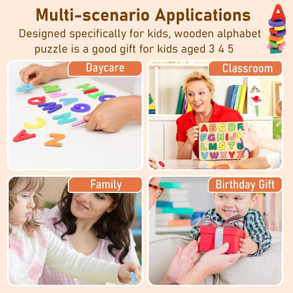 Wooden Puzzles for Toddlers 3-5, Montessori