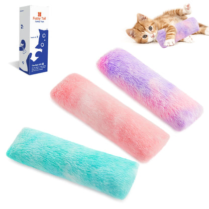 Potaroma Cat Toys Pillows, 3 Pack, Catnip Inside, Indoor Interactive Fun