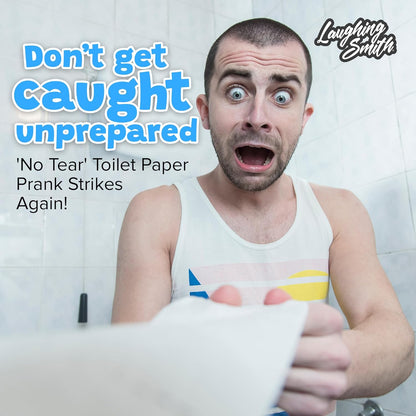 Laughing Smith - No Tear Prank Toilet Paper - Novelty Gag Roll