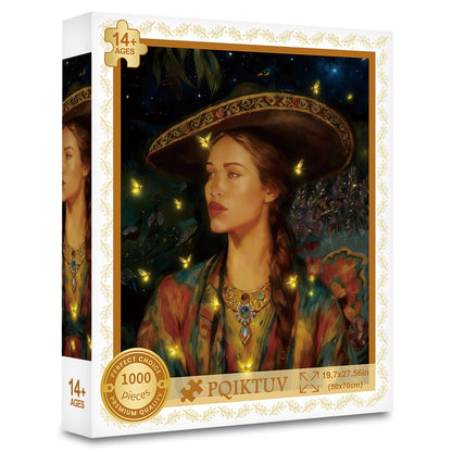 1024 Piece Puzzle for Adults, Four Seasons Window View
