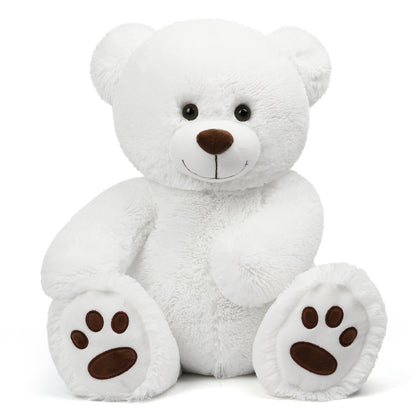 LotFancy Teddy Bear Stuffed Animals, 20 inch Soft Plush Toy, Brown