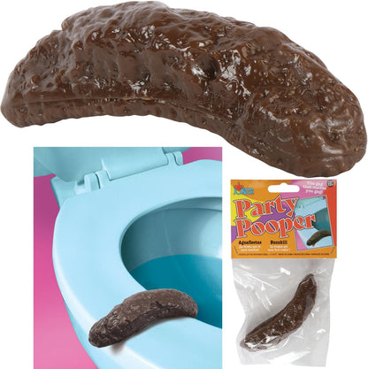 Loftus Gross Party Pooper Fake Poo Toy, Brown, 4 inches