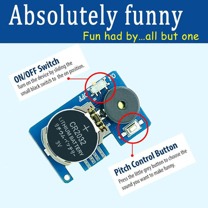 6 Piece Annoying Cricket Prank Noisemaker - Long Lasting Hidden Beeps, Office Boomers & April Fool's Day Gifts Halloween Gifts