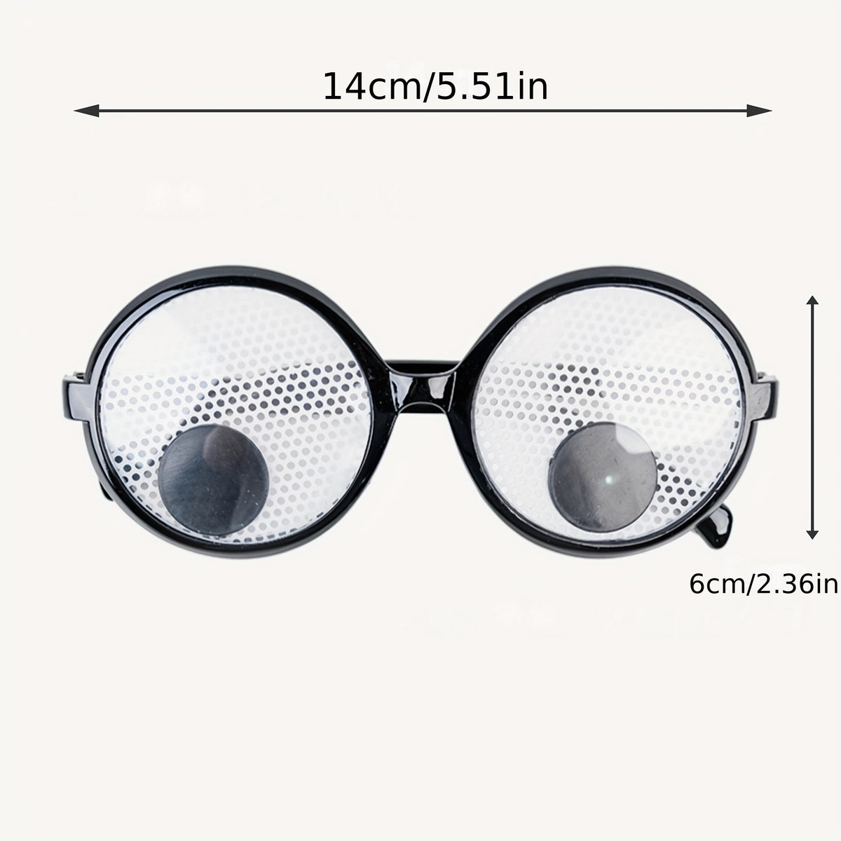 Party Glasses with Rotating Eyeballs, Dizzying Glasses