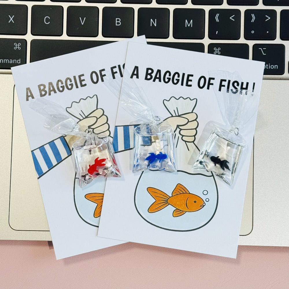 2pcs Snarky Goldfish Bags, Fun Novelty Joke Gifts, 1 Bag of Resin Goldfish Props, 5 Colors of Bagged Goldfish, Party Pranks, Humorous Additions, Angling Enthusiasts, Fish Keepers, Prank Goldfish Bags, Easter Tricky Props, Holiday Shoppers
