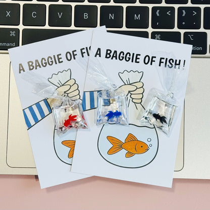 2pcs Snarky Goldfish Bags, Fun Novelty Joke Gifts, 1 Bag of Resin Goldfish Props, 5 Colors of Bagged Goldfish, Party Pranks, Humorous Additions, Angling Enthusiasts, Fish Keepers, Prank Goldfish Bags, Easter Tricky Props, Holiday Shoppers
