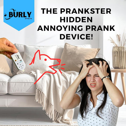 Hidden Noise Maker Gag Prank - 10 Different Sounds - Ringtone, Dog, Cat, Cricket, Fart, Baby Cry, Smoke Alarm, Monkey, Screaming Goat, Bird (1 Pack)