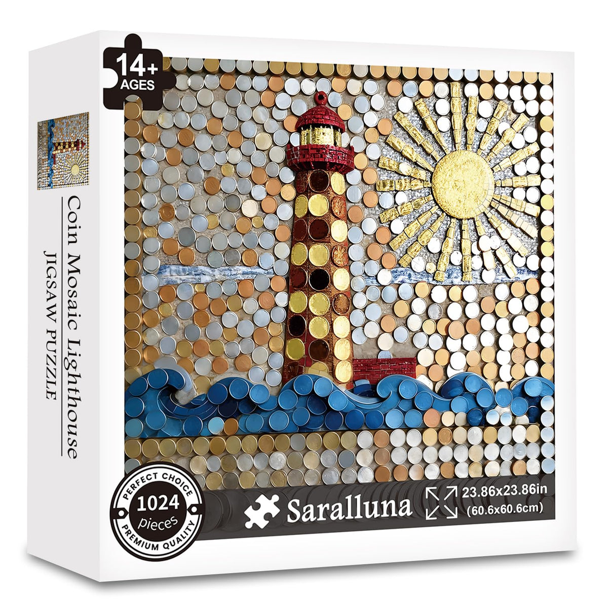 Riverside Terrace 1000 Piece Jigsaw Puzzle for Adults