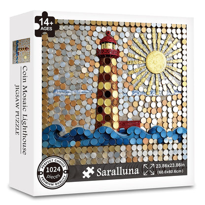 Riverside Terrace 1000 Piece Jigsaw Puzzle for Adults