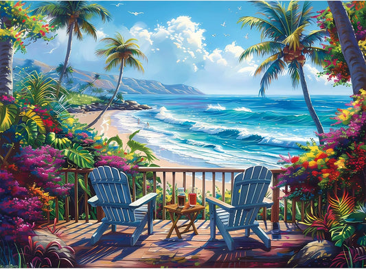 Jigsaw Puzzles for Adults 500 Pieces, Interlock Perfectly Letter on Back