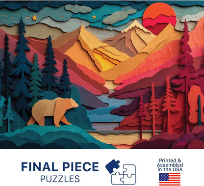 Bear Country (#8) – 1000 Piece Jigsaw Puzzle for Adults - Final Piece