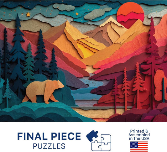 Bear Country (#8) – 1000 Piece Jigsaw Puzzle for Adults - Final Piece