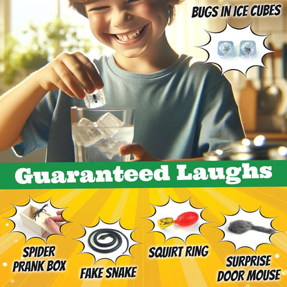 BLOONSY Prank Kit for Kids, 20 Ultimate Practical Jokes and Prank Toys