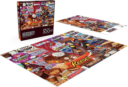 Buffalo Games Hershey Deluxe Collage 300 Piece Jigsaw Puzzle for Adults