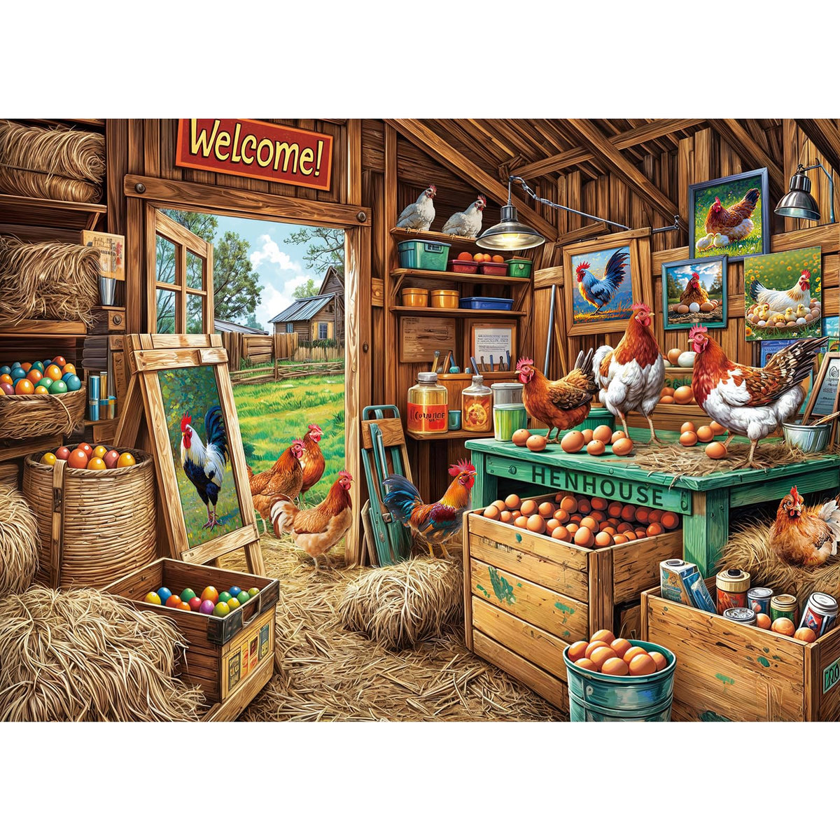 Owl Family Puzzles for Adults 1000 Pieces, Puzzles with Letters on Back, Impossible Hard Difficult Challenging, Precise Interlocking Pieces, Home Wall Decoration & Ideal Gift