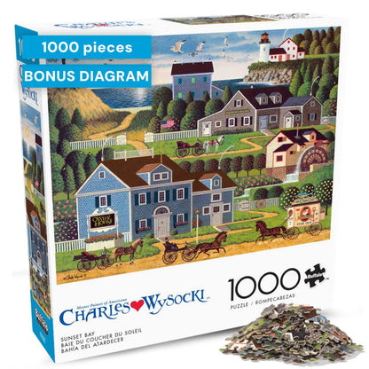 Buffalo Games - Charles Wysocki Know It All - 1000 Piece Puzzle for Adults