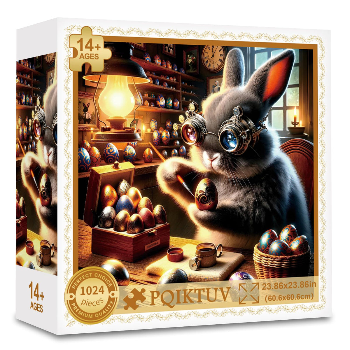 1024 Piece Puzzle for Adults, Four Seasons Window View