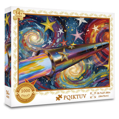 1024 Piece Puzzle for Adults, Four Seasons Window View