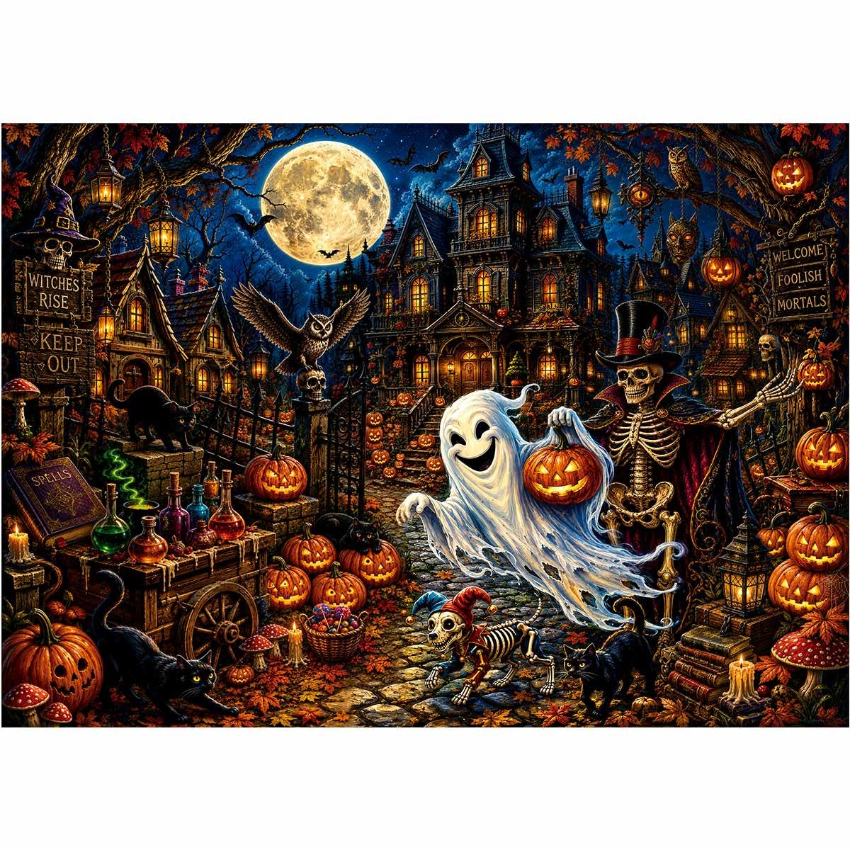 Starry Aurora Lake Puzzles for Adults 1000 Pieces,Interlocking No Dust