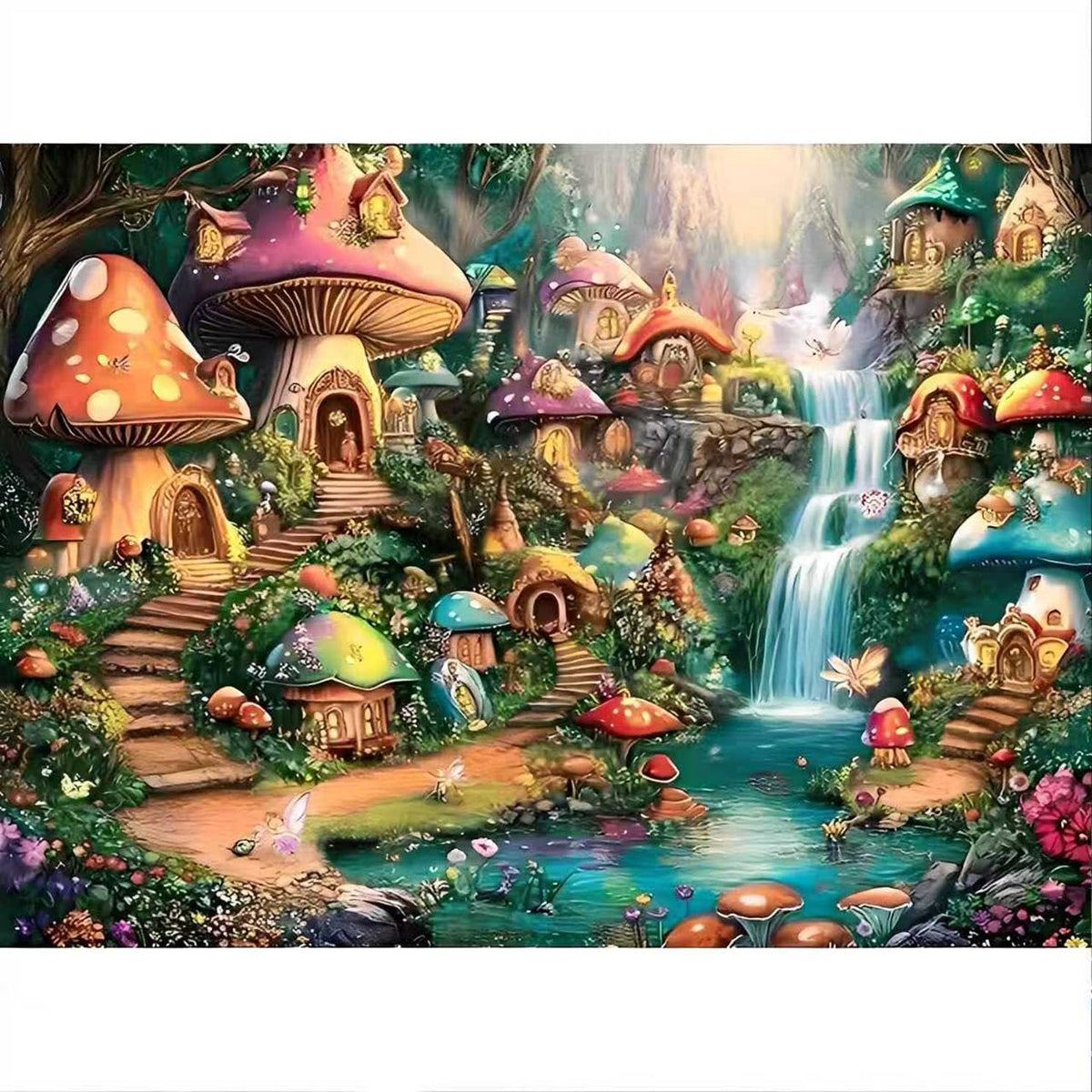 Birds Family Puzzles Colorful Cartoon Socks 1000 Pieces 27.5 X 19.7in