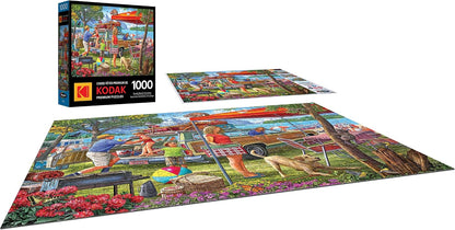 RoseArt Kodak Premium Family Beach Vacation 1000 Piece Jigsaw Puzzle