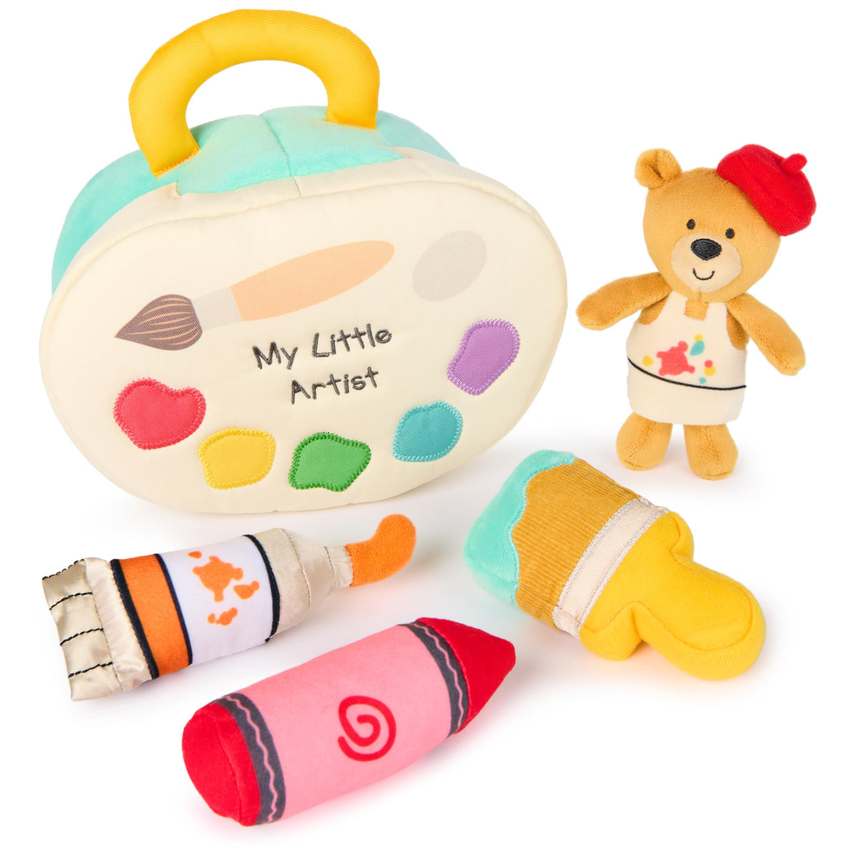 GUND Baby My First Purse 5-Piece Sensory Plush Toy Playset for Babies