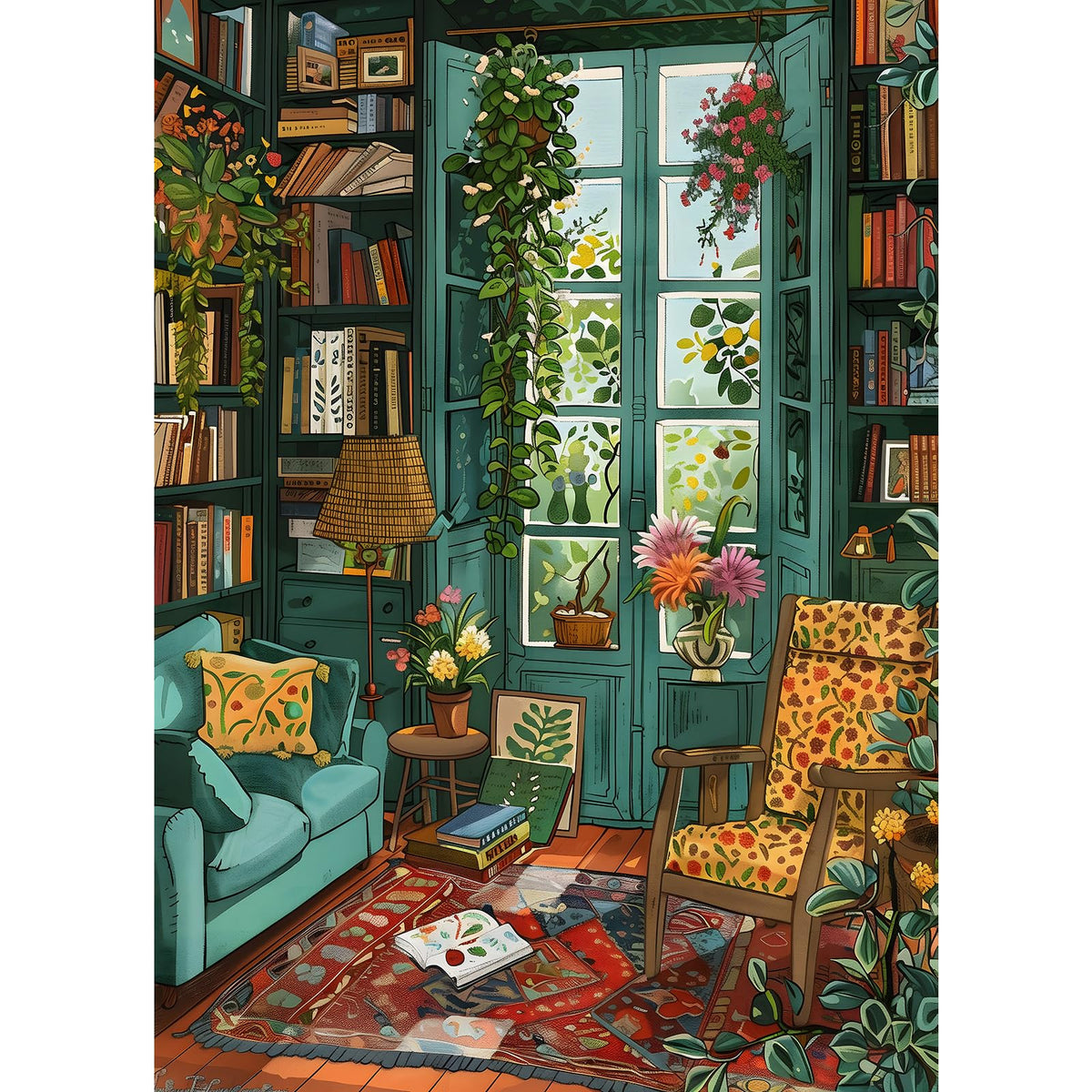 Owl Family Puzzles for Adults 1000 Pieces, Puzzles with Letters on Back, Impossible Hard Difficult Challenging, Precise Interlocking Pieces, Home Wall Decoration & Ideal Gift