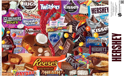 Buffalo Games Hershey Deluxe Collage 300 Piece Jigsaw Puzzle for Adults