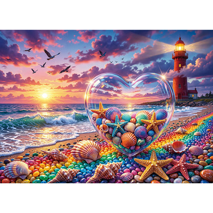 HUADADA Puzzles for Adults 1000 Pieces-Rabbit House Puzzles