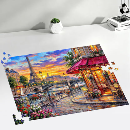 1000 Piece Puzzle for Adults, Scenic Eiffel Tower Jigsaw Puzzles