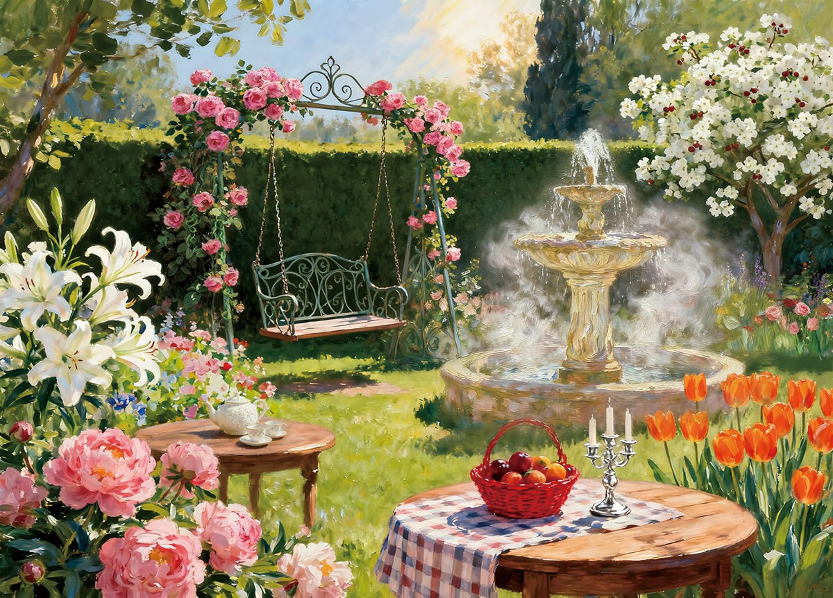1024 Piece Puzzle for Adults, Four Seasons Window View