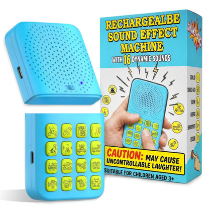 Rechargeable 2-in-1 Separable Magnetic Sound Effects Machine, 16 Hilarious Sounds, Fart Noise Maker with Remote, 30ft Range, Funny Prank Toys, Cool Birthday Gifts for Kids Boys Age 3-12 Years Old