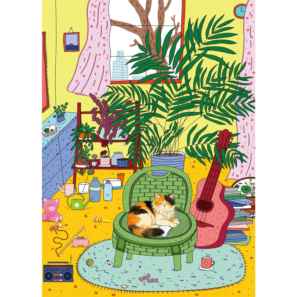 1000 Piece Puzzle for Adults, Flower House Jigsaw Puzzle, Family Puzzles Game, Interlock Perfectly No Dust, Home Decoration Puzzle, Gifts for Parents